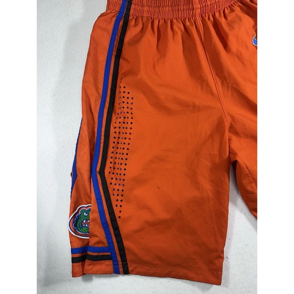 Nike Florida Gators Dri-FIT Athletic Shorts Orange Blue College Basketball SZ M